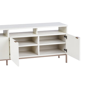 Ambrose Modular Storage Cabinet - Champagne Gold - Cream