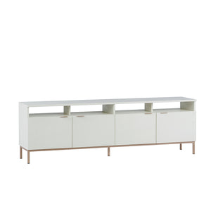Ambrose Modular Storage Cabinet - Champagne Gold - Cream