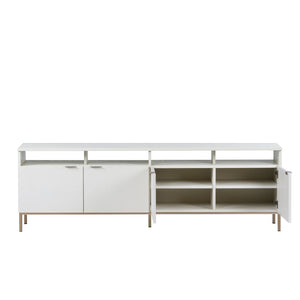 Ambrose Modular Storage Cabinet - Champagne Gold - Cream