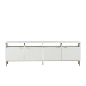 Ambrose Modular Storage Cabinet - Champagne Gold - Cream