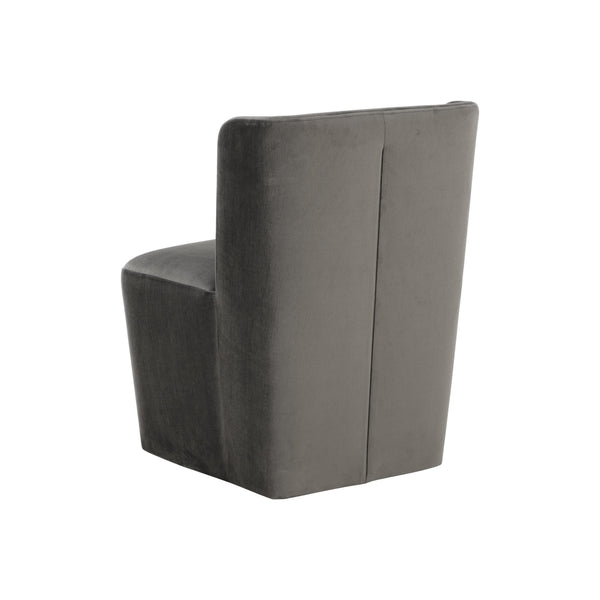 Amita Wheeled Dining Chair - Piccolo Pebble