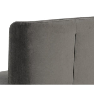 Amita Wheeled Dining Chair - Piccolo Pebble