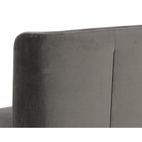 Amita Wheeled Dining Chair - Piccolo Pebble