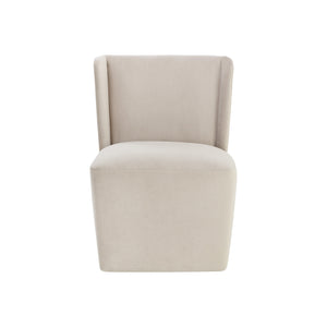 Amita Wheeled Dining Chair - Piccolo Prosecco