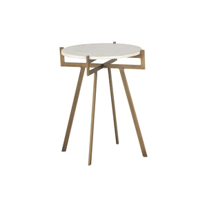 Anak End Table - White