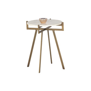 Anak End Table - White