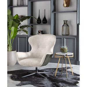 Anak End Table - White