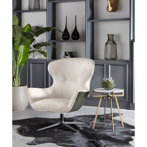 Anak End Table - White