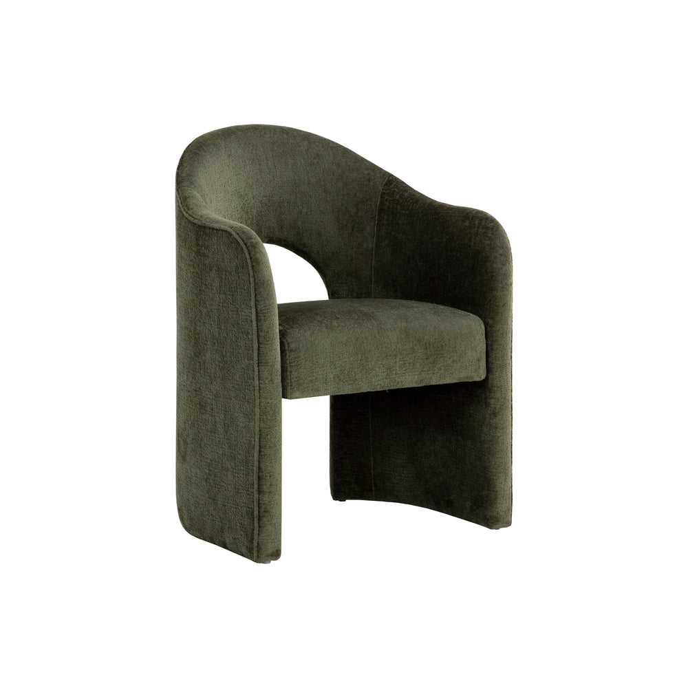 Anaya Dining Armchair - Bergen Olive