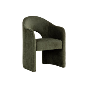 Anaya Dining Armchair - Bergen Olive