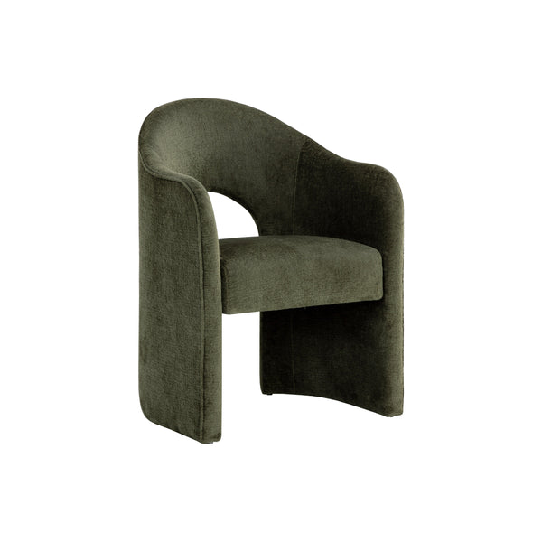 Anaya Dining Armchair - Bergen Olive
