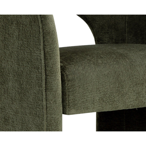 Anaya Dining Armchair - Bergen Olive