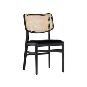 Annex Dining Chair - Abbington Black / Natural