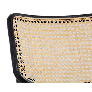 Annex Dining Chair - Abbington Black / Natural