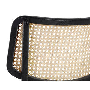 Annex Dining Chair - Abbington Black / Natural