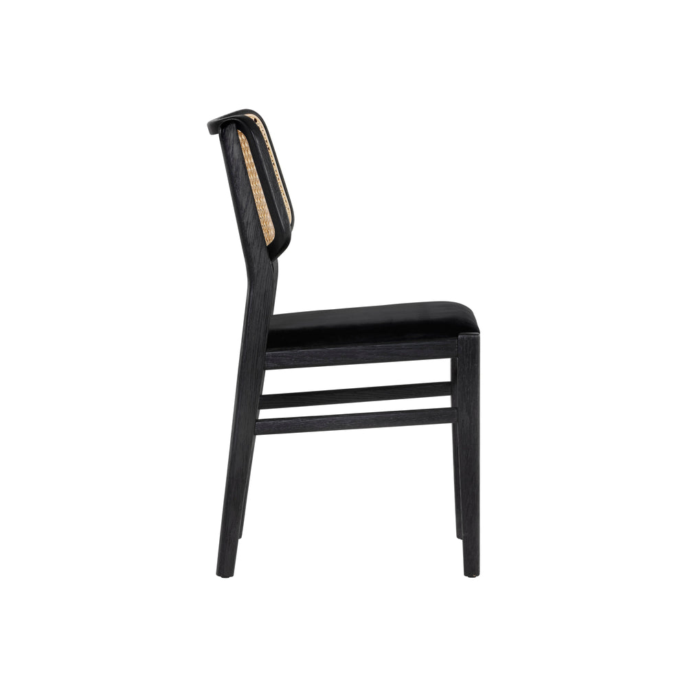 Annex Dining Chair - Abbington Black / Natural