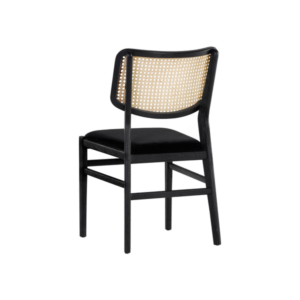 Annex Dining Chair - Abbington Black / Natural