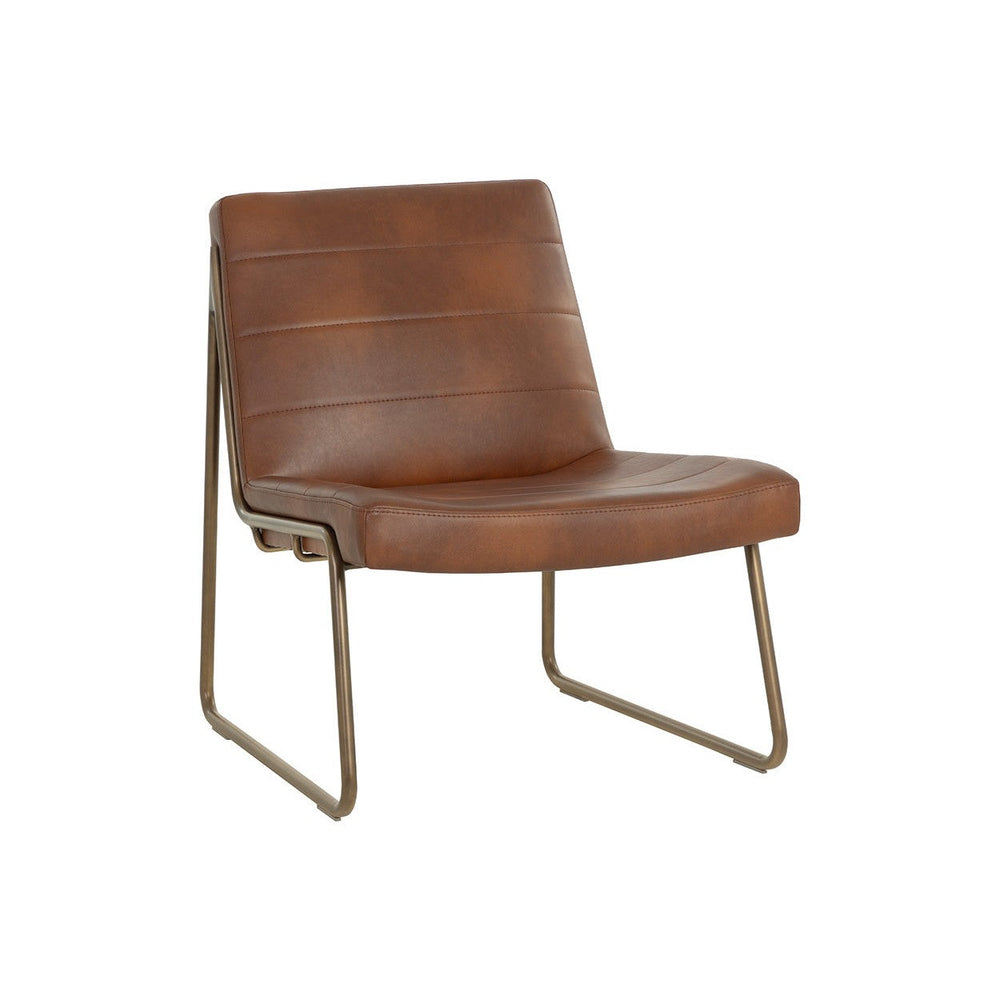 Anton Lounge Chair - Bravo Cognac