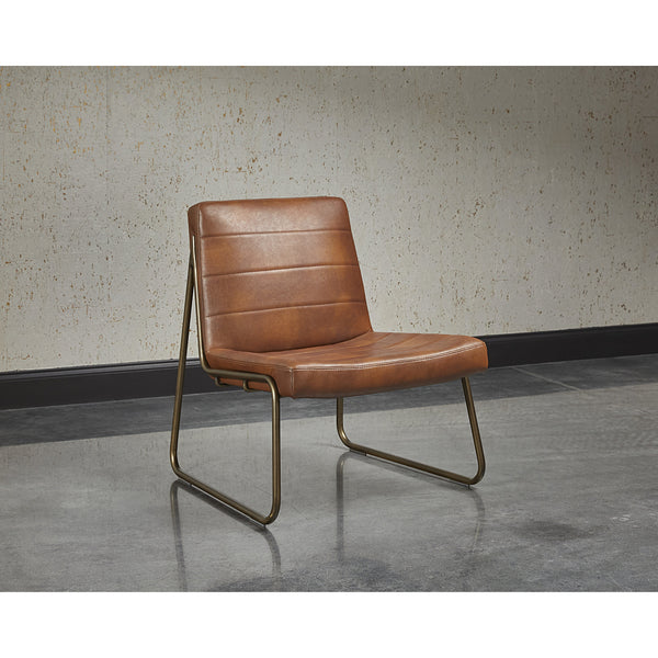 Anton Lounge Chair - Bravo Cognac