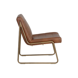Anton Lounge Chair - Bravo Cognac
