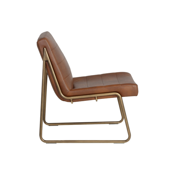 Anton Lounge Chair - Bravo Cognac