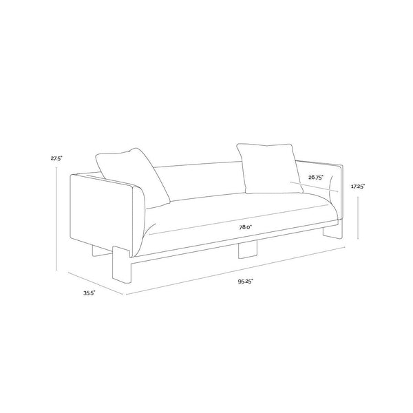 Anwa Sofa - Polo Club Muslin