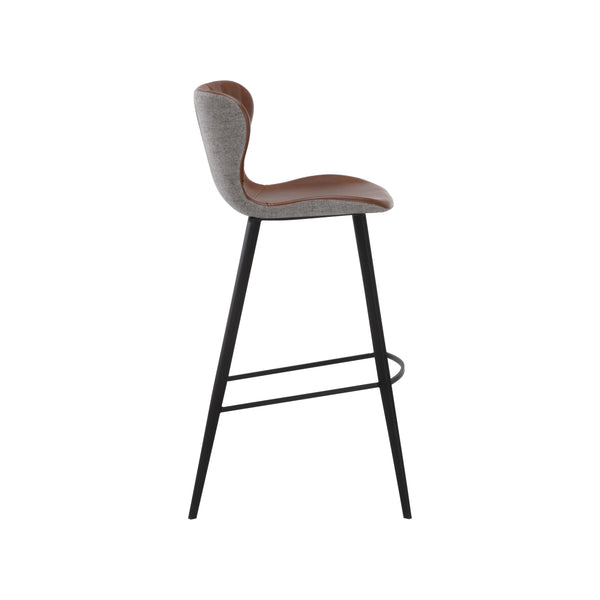 Arabella Barstool - Bravo Cognac / November Grey