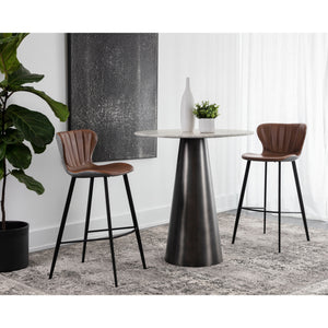 Arabella Barstool - Bravo Cognac / November Grey