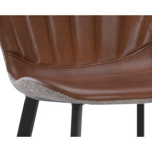 Arabella Barstool - Bravo Cognac / November Grey