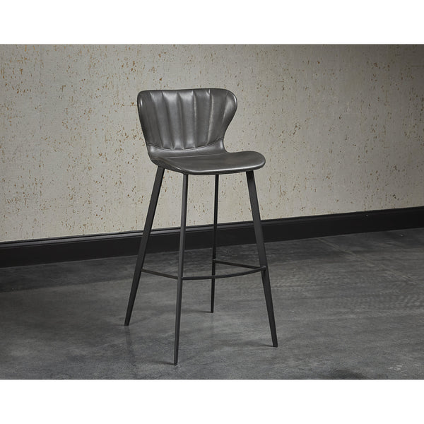 Arabella Barstool - Bravo Portabella / Polo Club Kohl Grey
