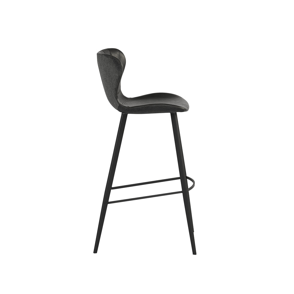 Arabella Barstool - Bravo Portabella / Polo Club Kohl Grey