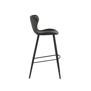 Arabella Barstool - Bravo Portabella / Polo Club Kohl Grey