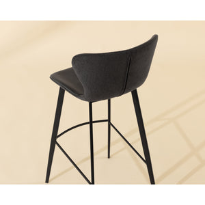 Arabella Barstool - Bravo Portabella / Polo Club Kohl Grey