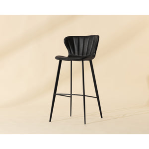 Arabella Barstool - Bravo Portabella / Polo Club Kohl Grey