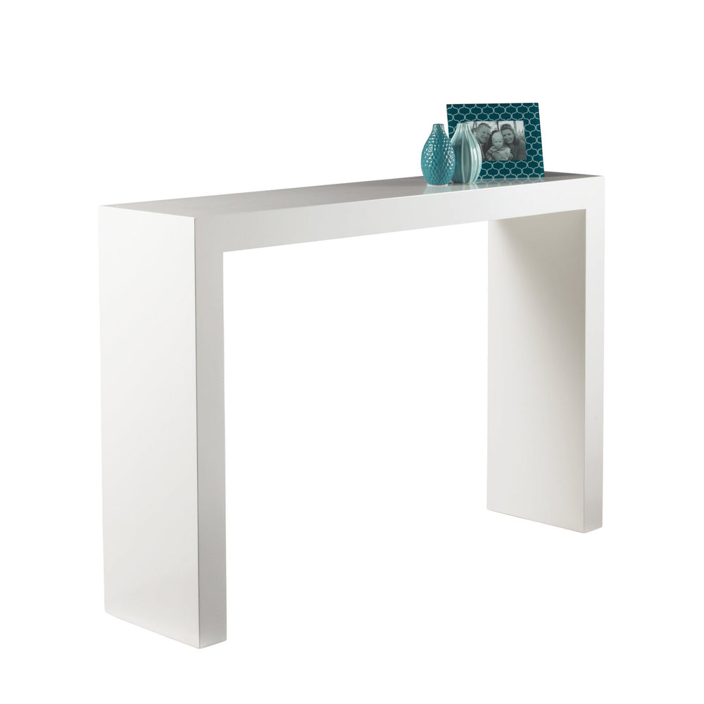 Arch Console Table High Gloss White
