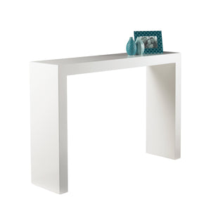 Arch Console Table High Gloss White