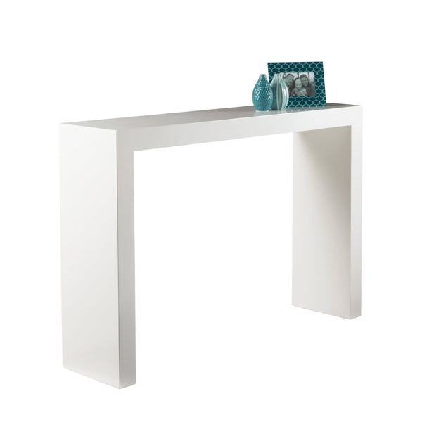 Arch Console Table High Gloss White