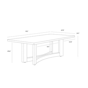 Arezza Dining Table - 90.5"