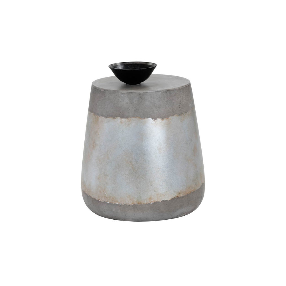 Aries End Table - Silver