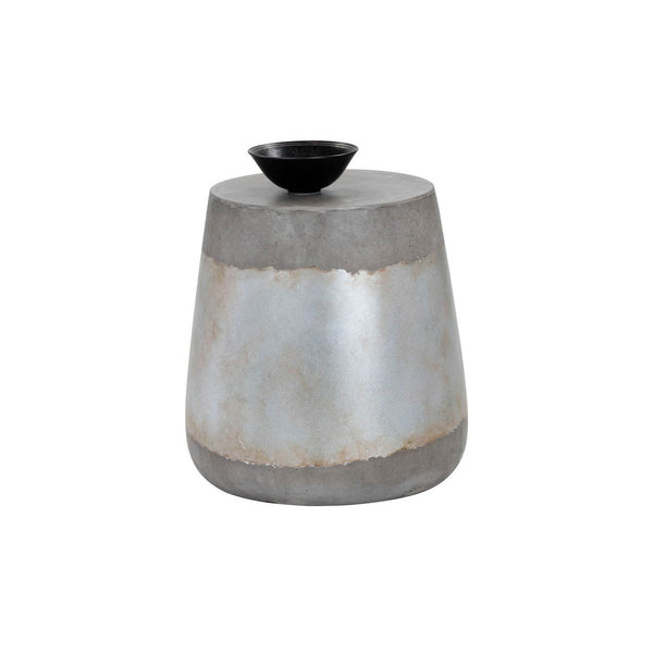 Aries End Table - Silver