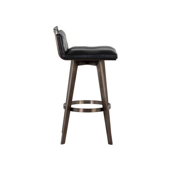 Arizona Swivel Barstool - Castillo Black
