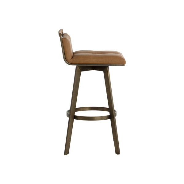 Arizona Swivel Barstool - Milliken Cognac