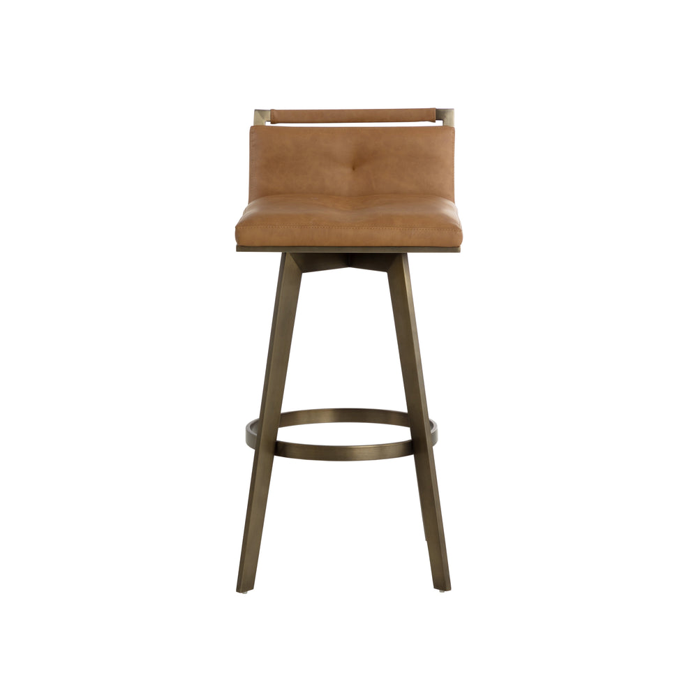 Arizona Swivel Barstool - Milliken Cognac