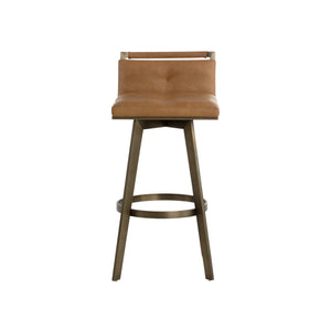 Arizona Swivel Barstool - Milliken Cognac