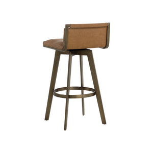 Arizona Swivel Barstool - Milliken Cognac