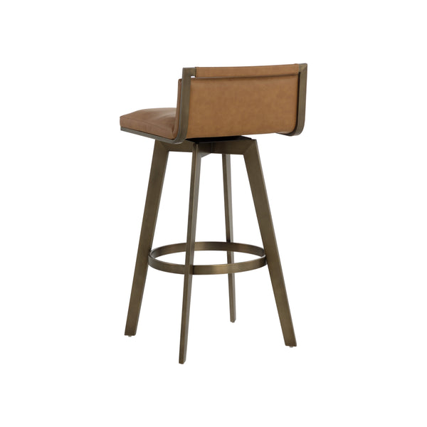 Arizona Swivel Barstool - Milliken Cognac