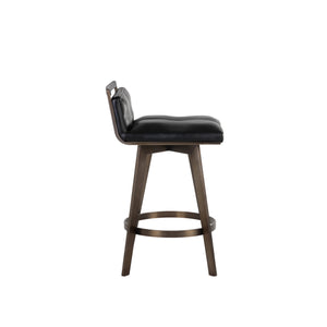 Arizona Swivel Counter Stool - Castillo Black