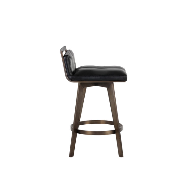Arizona Swivel Counter Stool - Castillo Black