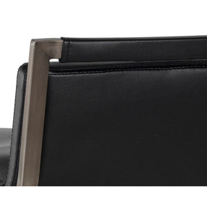 Arizona Swivel Counter Stool - Castillo Black