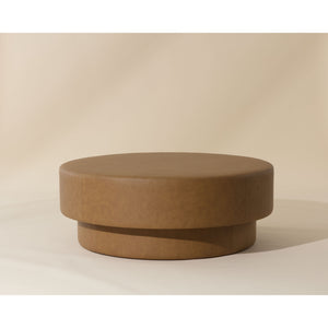 Arlo Ottoman - Milliken Cognac
